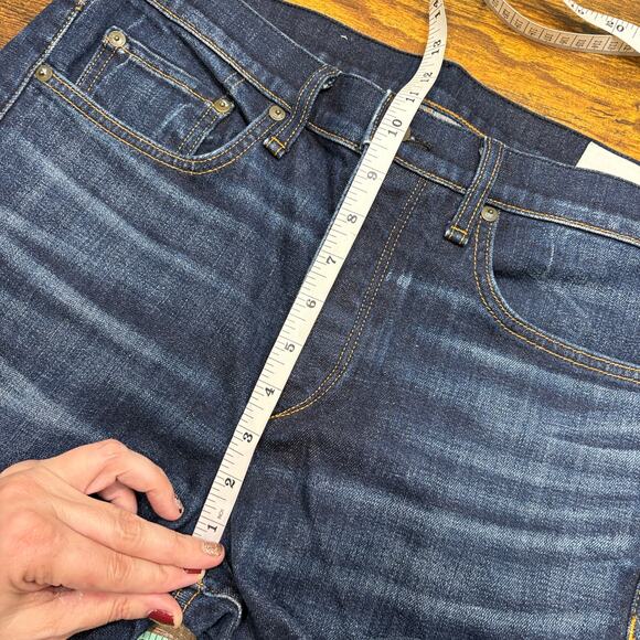 Rag & Bone Mens Size 32W 30L Fit 2 Slim Jeans Button Fly Renegade Dark Wash READ - Picture 16 of 16